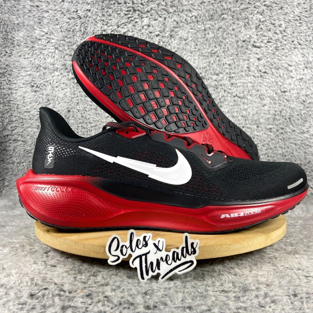 Nike Pegasus 41 Bowerman Track Club Size 11.5 Men Running Red Black HF0400-600